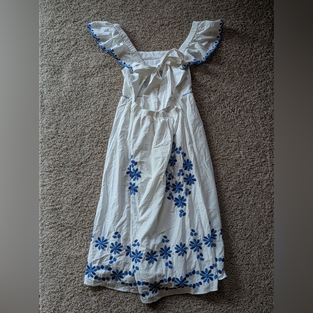 Sezane Melville Summer Midi Dress - Picture 3 of 5